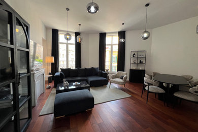 Exemple d'un salon tendance.