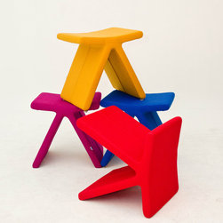 PI Stool by B&T - Footstools And Ottomans