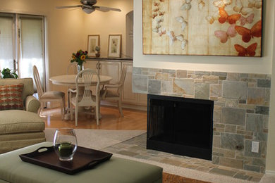 Living room - transitional living room idea in Los Angeles