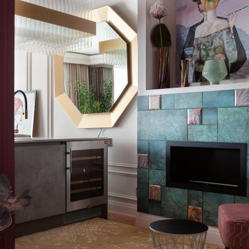 Luxury one bedroom apartment in Moscow, Russia