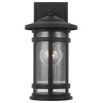 Capital Lighting - Capital Lighting Mission Hills 1 Light Outdoor Wall Lantern, Black - Part of the Mission Hills Collection