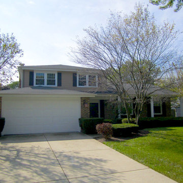 Glenview, IL Siding Split Level Style James Hardie Siding