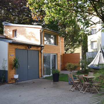 Réhabilitation d'une remise de jardin en duplex T2
