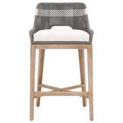 Tapestry Bar Counter Stool Indoor Beach Style Bar Stools And