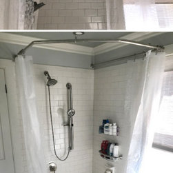Custom Neo-Angle Shower Rod - Shower Curtain Rods