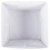 Nonwoven Polyester Cube Chevron Gray Square 11"x11"x11", Set Of 4