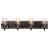 Bexley 28x7in 4 Lt Transitional Wall Light by Kalco