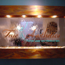 Logo Wall Water Fountain For Spa - Indoor Fountains