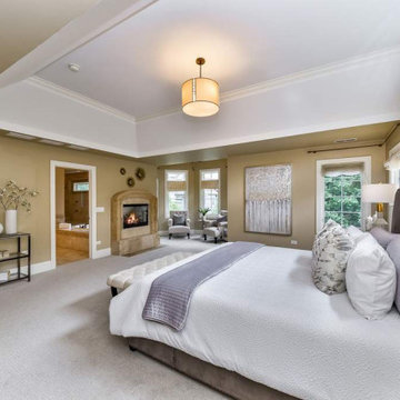 Master Suite Fireplace and Sitting Area