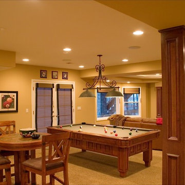 Lone Tree Walk-Out Finished Basement with Theater, Wet Bar, Pool Table