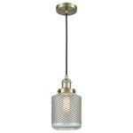 Innovations Lighting - 1-Light Stanton 6" Mini Pendant, Antique Brass - One of our largest and original collections, the Franklin Restoration is made up of a vast selection of heavy metal finishes and a large array of metal and glass shades that bring a touch of industrial into your home.