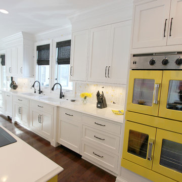 New Construction White and Black Kosher Kitchen ~ Pepper Pike, OH