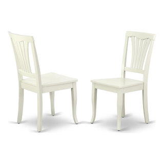 Dining Chair Linen White, AVC-LWH-W - Transitional - Dining Chairs - by ...
