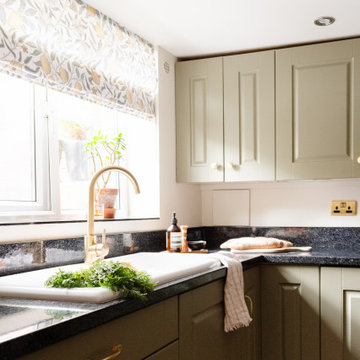 Kitchen Featuring William Morris Blind