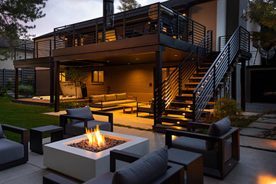 Transitional patio photo in Salt Lake City