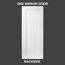 Mirrored Sliding Barn Door With Mirror Insert + Hardware Kit, 38"x84", 1 Mirror/