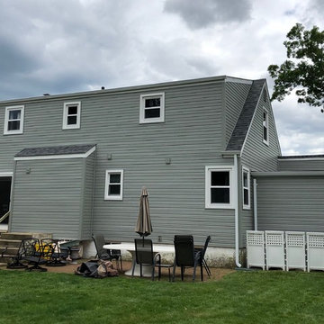 Massapequa Siding - Coastal Sage & Estate Gray | Alpha Windows & Siding