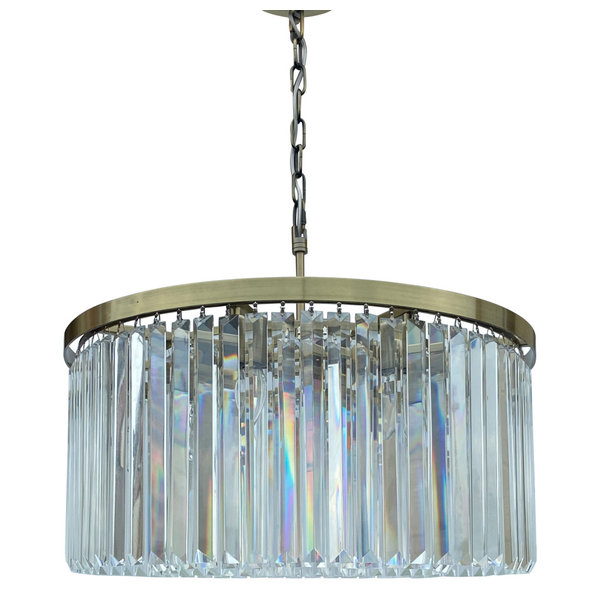 Bistro Clear Glass Globe Chandelier, 12 Light Brushed Nickel Finish Bistro Clear Glass Globe Chandelier, 12 Light Brushed Nickel Finish