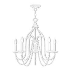 Alessia 5-Light Chandelier, Antique White