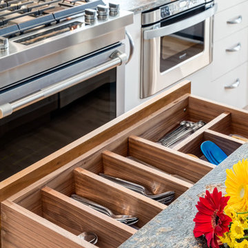The beautiful details: walnut utensil frame