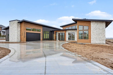 Example of a trendy exterior home design in Boise