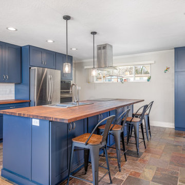 Beautiful Blue Kitchen