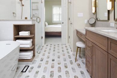 Bathroom - transitional bathroom idea in Denver