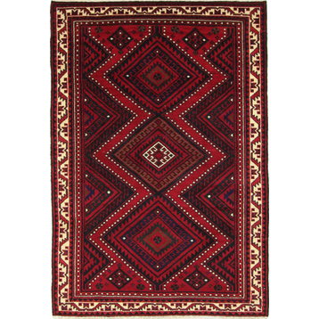 Persian Rug Lori 8'10"x6'1" Hand Knotted