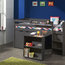 Pino 5-Piece Room Set With 2-Door Chest, Taupe