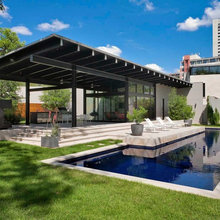 back yard pool house
