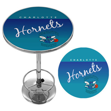 Bar Table - Charlotte Hornets Hardwood Classics Bar Height Table