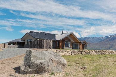 Tucked under the foothills of the Southern Alps this home has been lovingly desi