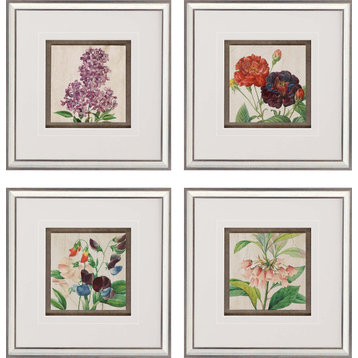 Paragon Heirloom Florals II 4-Piece Set Artwork