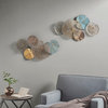 Madison Park Lenzie Multi-colored Lily Pad Leaves 2-piece Metal Wall Decor Set