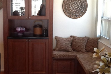Inspiration for a transitional family room remodel in Miami