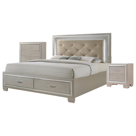 Glamour Storage Queen, 3-Piece Set
