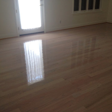 Refinishing stain Bona White/Grey with Bona Traffic HDMatte