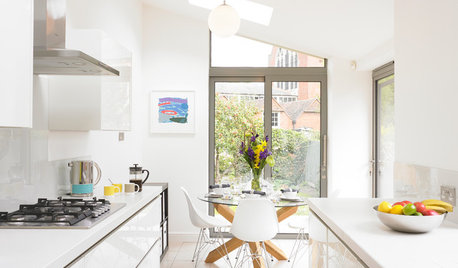 Kitchen of the Week: Simple Style Opens Up a Narrow Galley Space