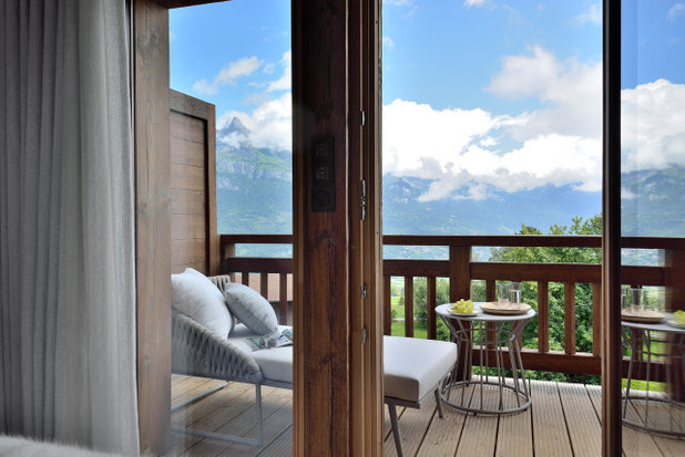 Contemporain Terrasse en Bois by Anne-Valérie Ollien