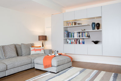 Modern living room in London.