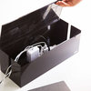 Cable Management Box, Plastic, Lid, Brown