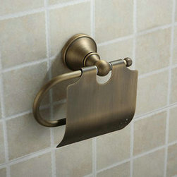 Antique Brass Wall-mounted Toilet Roll Holder TAB1002 - Bathroom Accessories