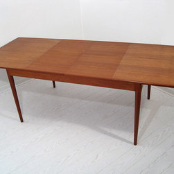 Mid-Century Scandinavian Teak Dining Table - SOLD - Dining Tables