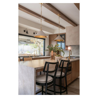 Refined Oak and Stone - Modern - Kitchen - San Diego - by Maegan Swabb ...
