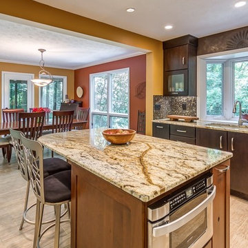 Medallion Cabinetry: Modern Espresso Slab