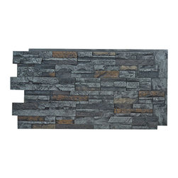 DURANGO FAUX STACKED STONE- 24"H x 48"W - Wall Panels