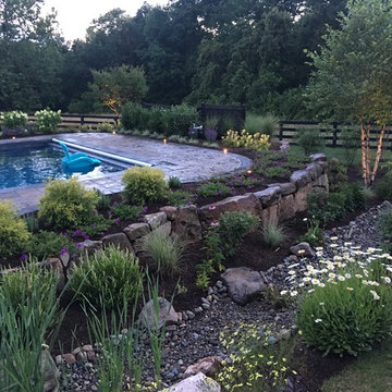 Ashburn Pool-Pavilion-Patio-Dry Creek Bed