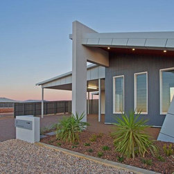 Timberline street view with breezway louvres. - Windows