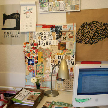 Eclectic Home Office