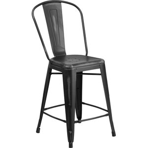 Bowery Hill 24 Metal Counter Stool In, Dovercliff 24 Bar Stool